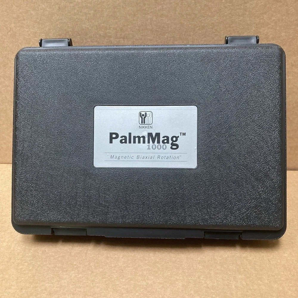NIKKEN Magnetic Biaxial PalmMag 1000 Power Supply Adapter Hard Case Manual Works